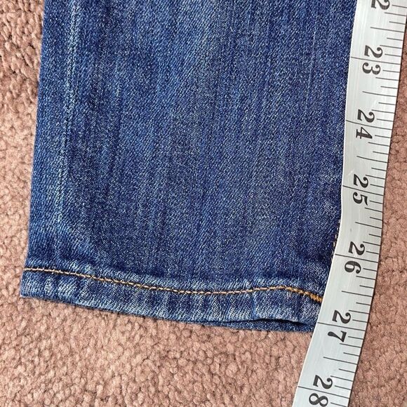 J Crew Womens Low Rise Toothpick Super Skinny Cropped Denim Jeans Blue Sz 24 NWT - Picture 10 of 10